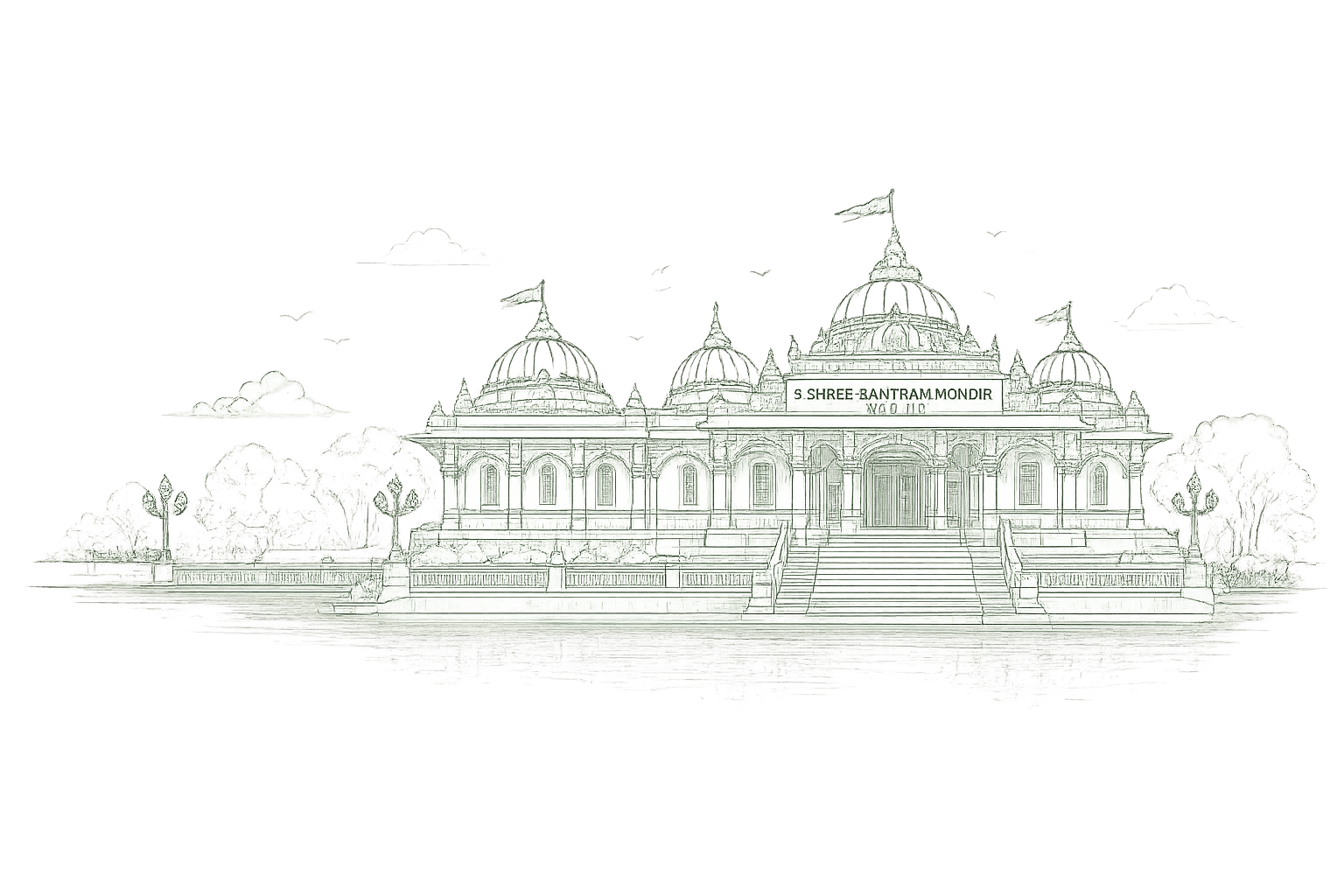 Santram Mandir, the heart of Nadiad